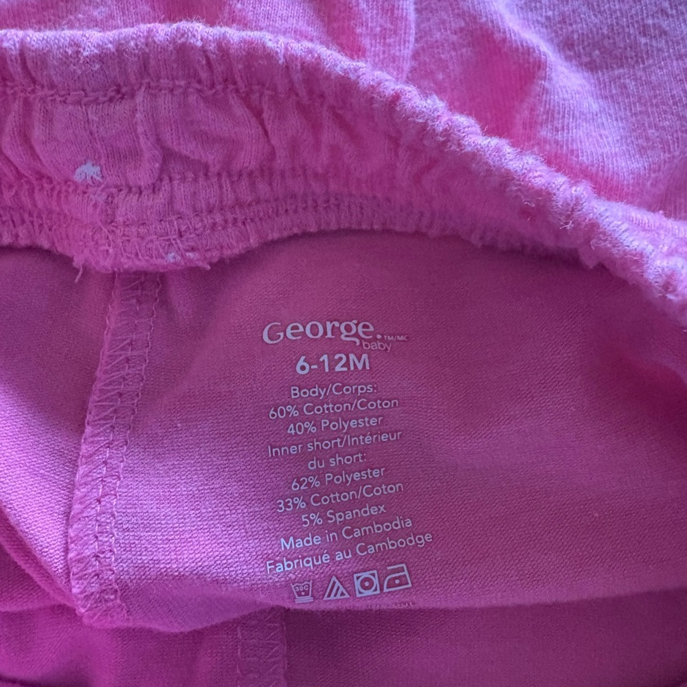 🩷 6 for $20 🩷 George Pink Ruffled Kids Skirt - Picture 3 of 3
